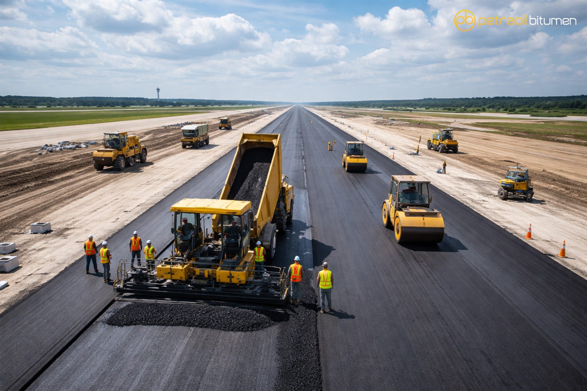 Gurney Airport Project Supported by Petra Oil with Bitumen C170, C320 ...