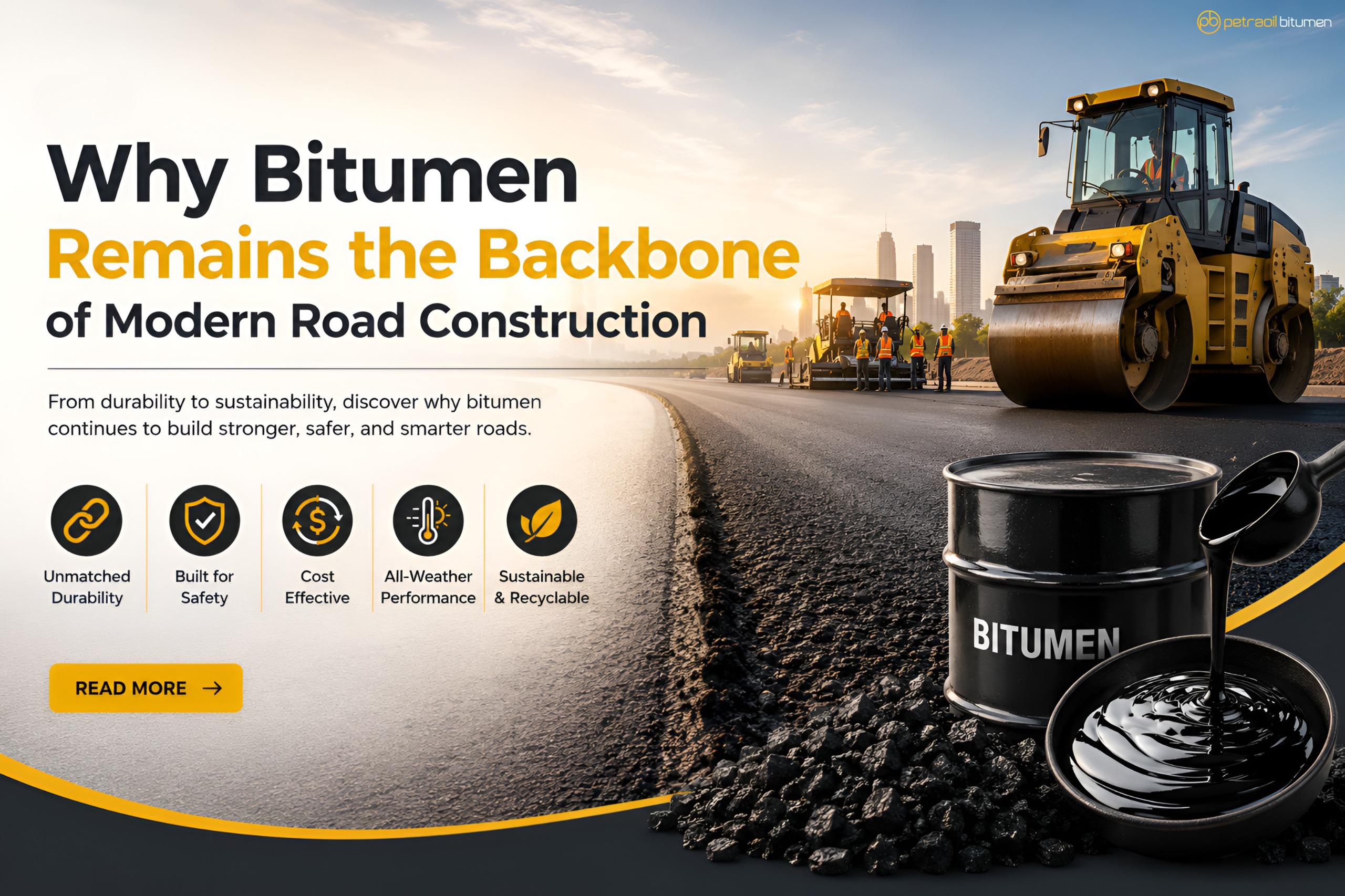 Why Bitumen remains the backbone of modern road construction.